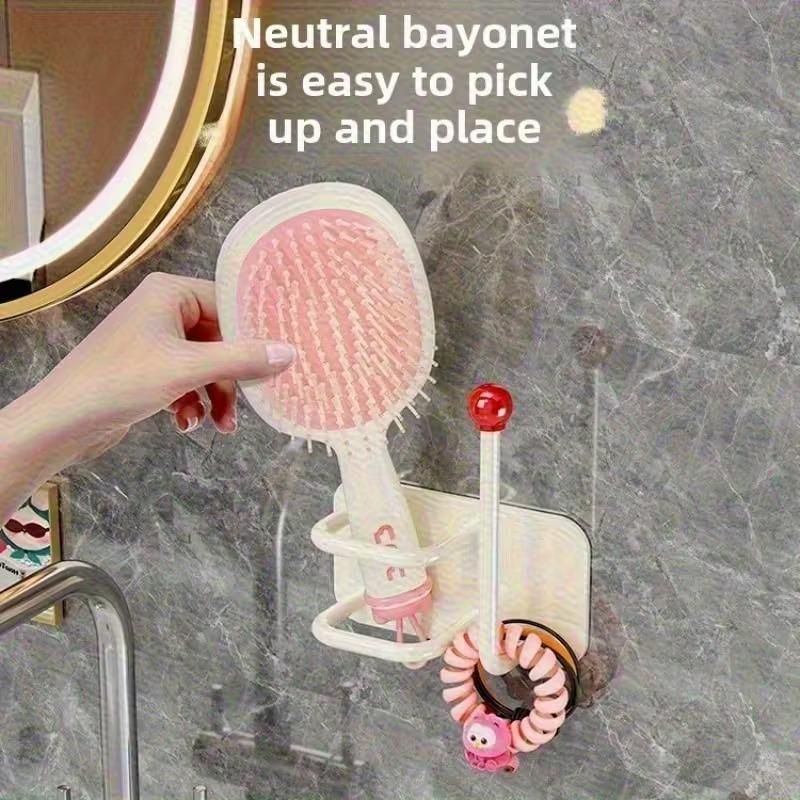 Self Adhesive Wall Mounted Headband Hook – No Drill Hair Accessories Organizer Holder for Headbands, Brushes & Combs (Bathroom & Dressing Table Organizer) bynijf-tg