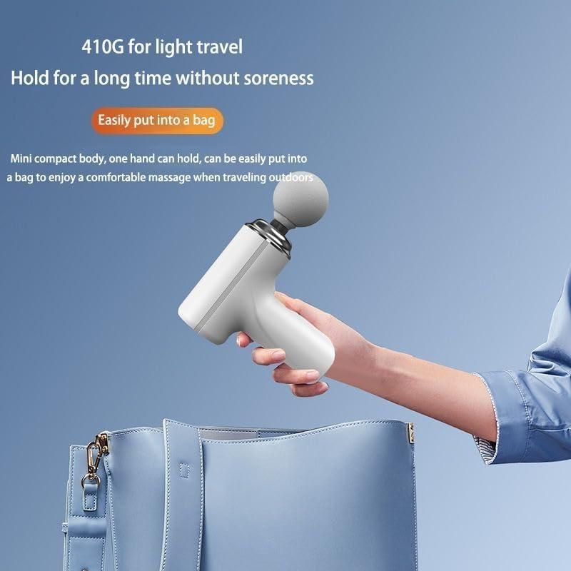 Gun Massager for Pain Relief – Powerful Handheld Body Massager for Back, Shoulder, Legs & Full Body Muscle Relaxation (Pack of 1, Assorted Color) bynijf-tg