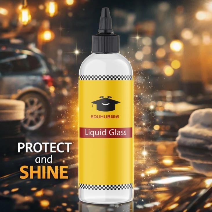 Liquid Glass Coating for Protection & Shine (100g Each, Pack of 2) – Crystal Clear Hydrophobic Glass Coating with Long-Lasting Water-Repellent Finish