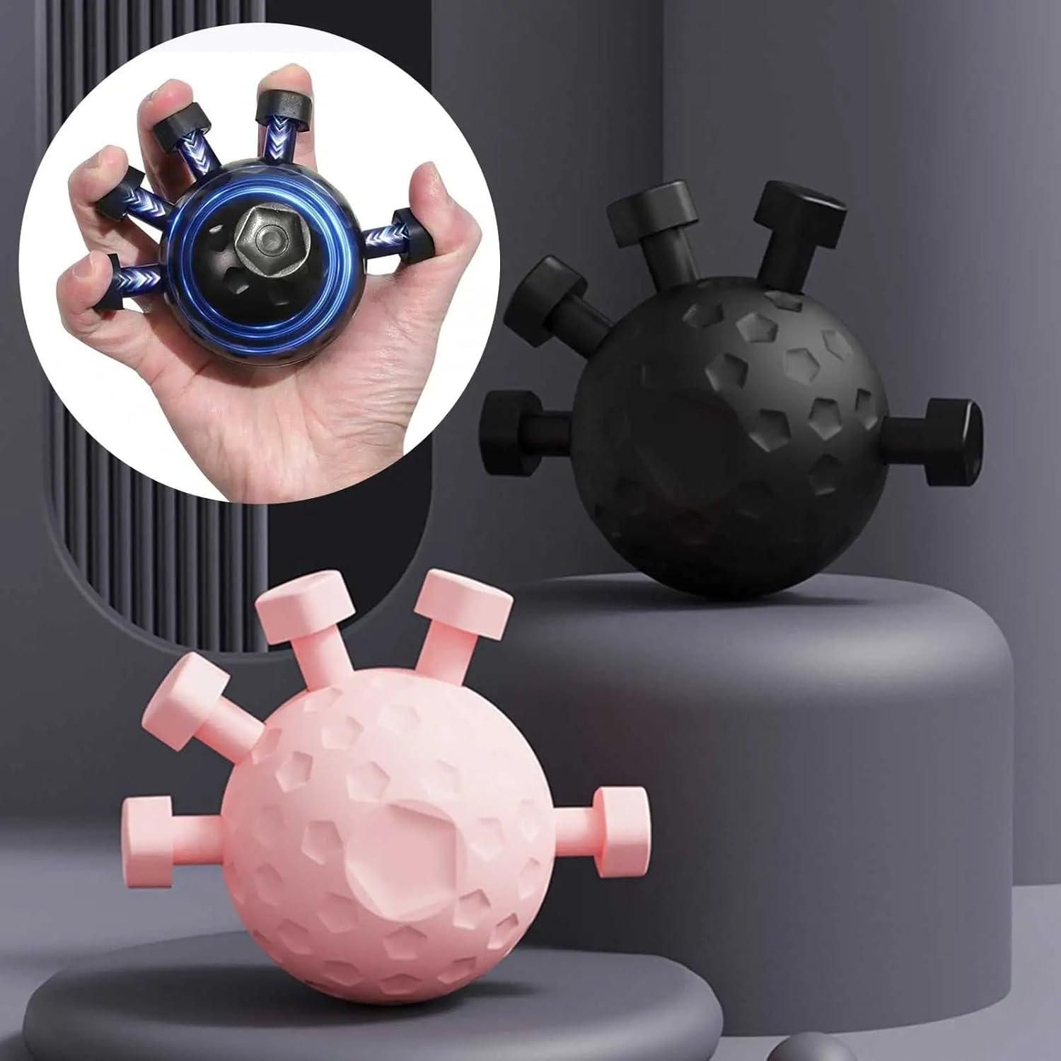 Finger Hand Strengthener Grip Ball – Hand Exercise Ball for Finger, Wrist & Grip Strength Training (Portable Hand Therapy Exerciser) bynijf-tg