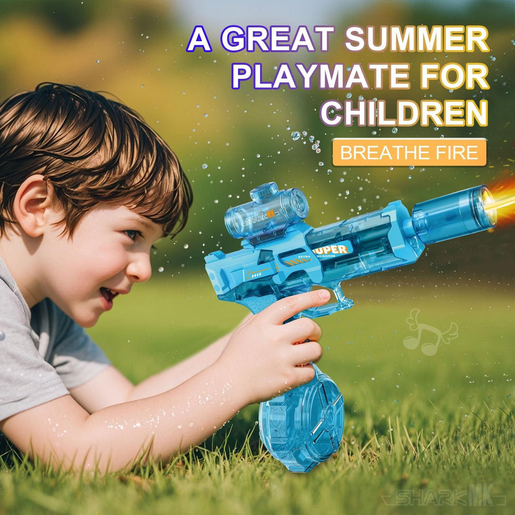 Fire Light Electric Water Gun – Storm Electric Water Blaster with Fire & Ice Light Effects bynijf-tg