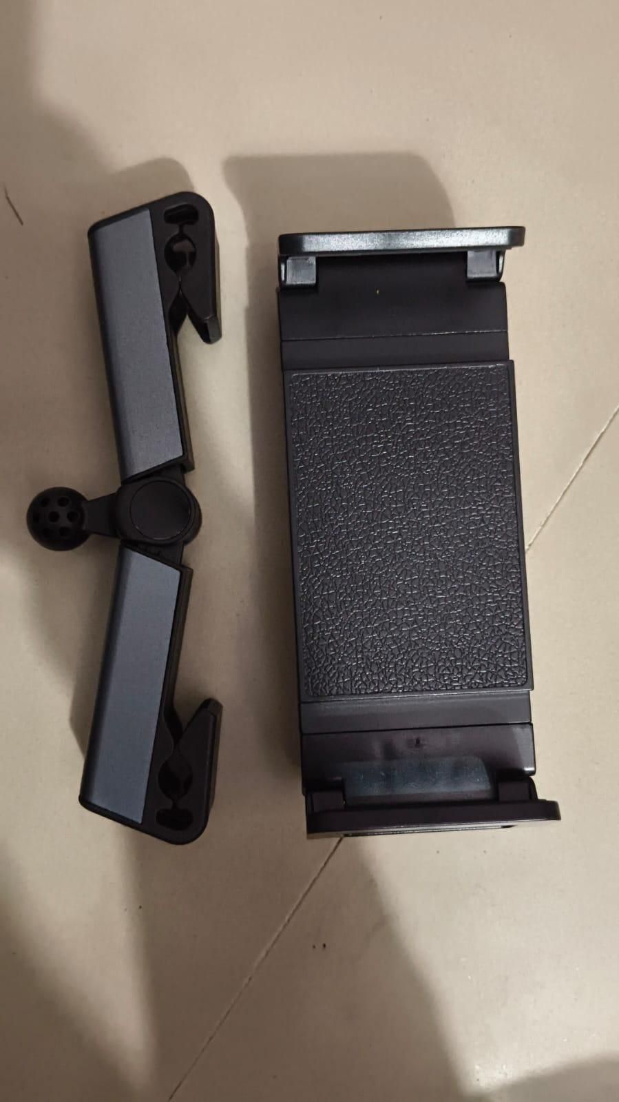 Car Headrest Phone & Tablet Holder with Telescopic Adjustable Arm – 360° Rotatable Rear Seat Mobile/iPad Mount bynijf-tg