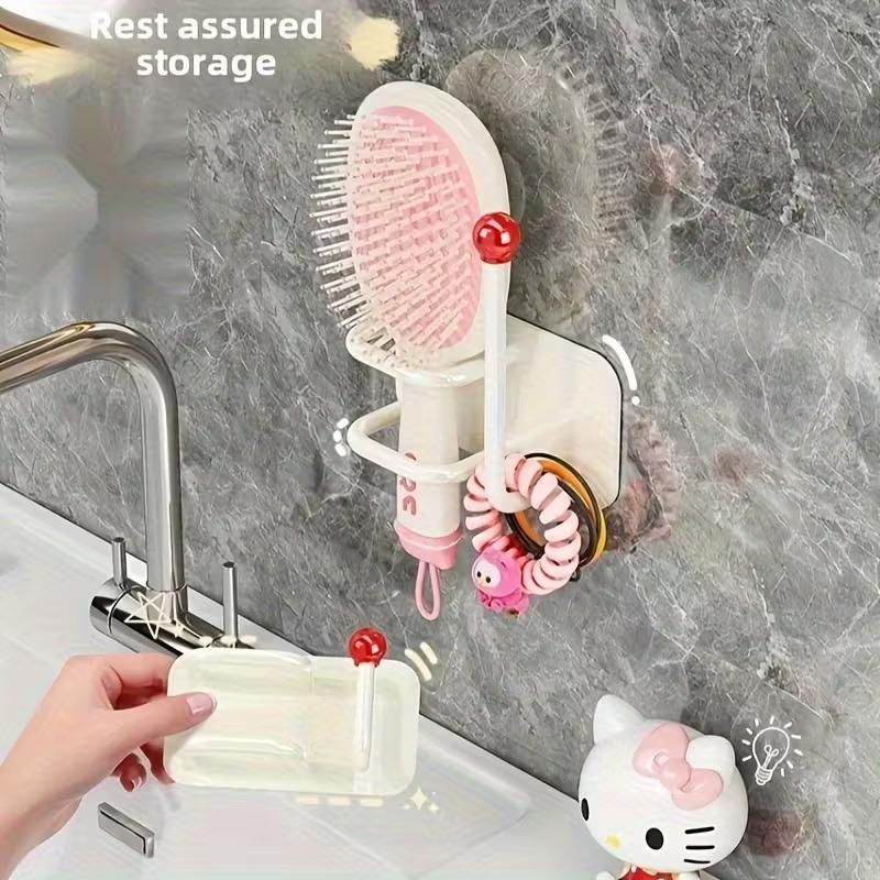 Self Adhesive Wall Mounted Headband Hook – No Drill Hair Accessories Organizer Holder for Headbands, Brushes & Combs (Bathroom & Dressing Table Organizer) bynijf-tg