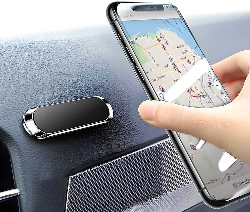 Hold Up Magnetic Mobile Holder – Strong Metal Phone Mount for Car Dashboard, Home & Office bynijf-tg