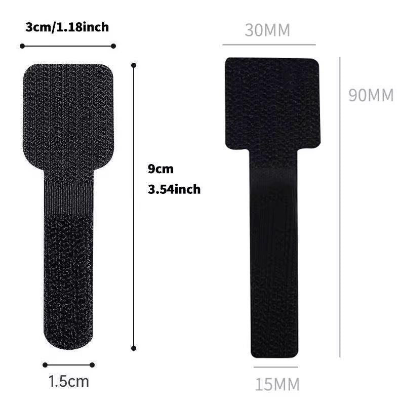 Self-Adhesive Cable Tie Clips – Multipurpose Cable Organizer for Home, Office & Car (Pack of 10) bynijf-tg