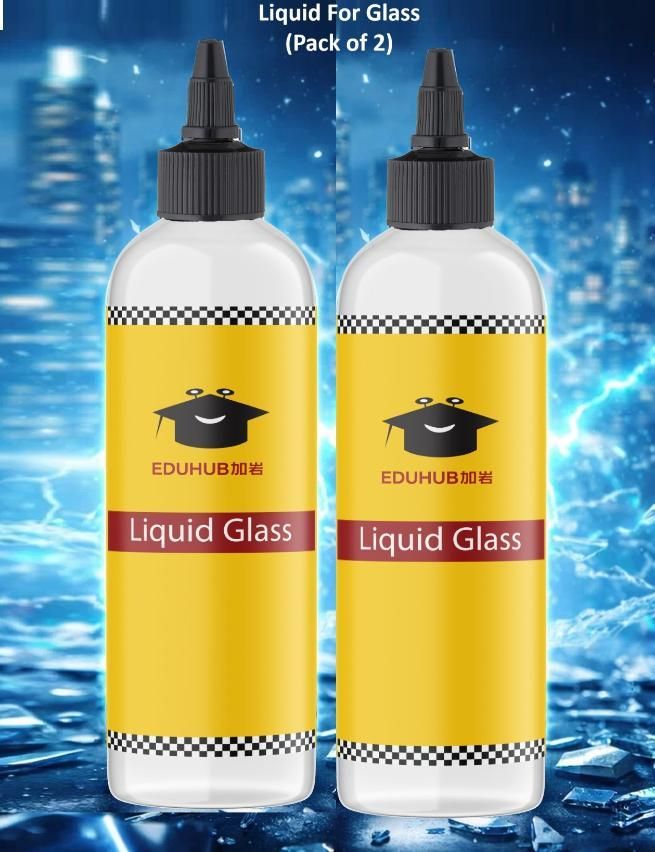 Liquid Glass Coating for Protection & Shine (100g Each, Pack of 2) – Crystal Clear Hydrophobic Glass Coating with Long-Lasting Water-Repellent Finish