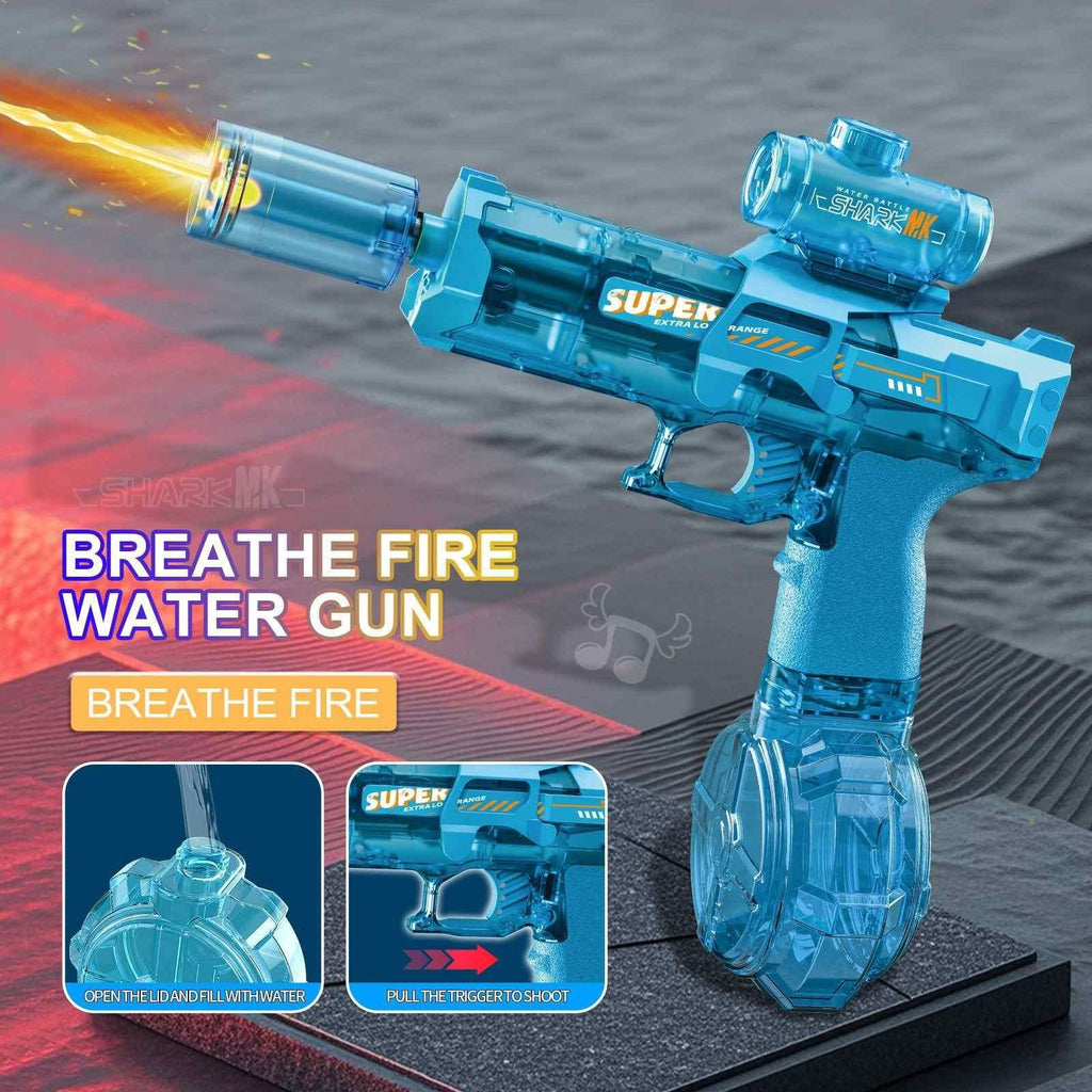 Fire Light Electric Water Gun – Storm Electric Water Blaster with Fire & Ice Light Effects bynijf-tg