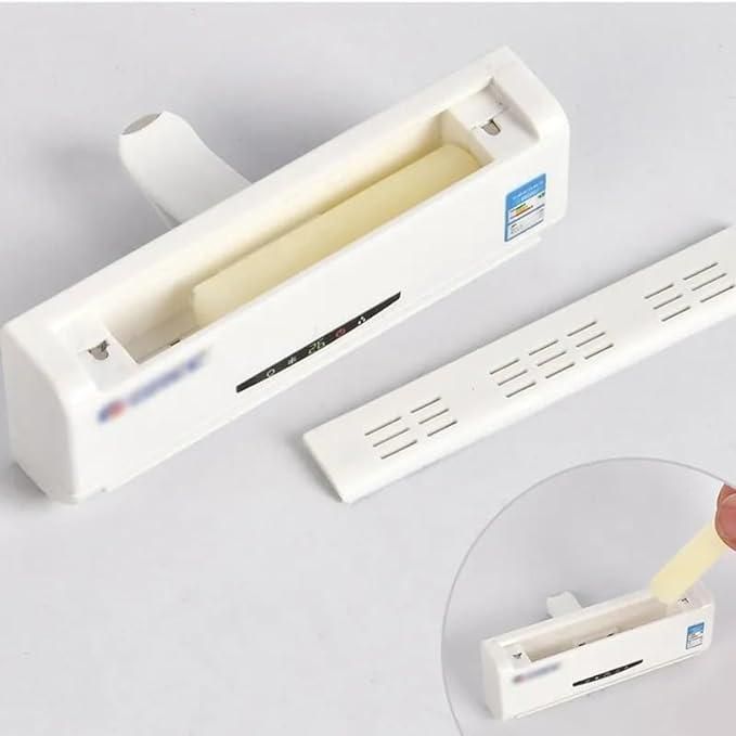 \Miniature AC Design Solar-Powered Car Air Freshener Diffuser | Automatic Rotating Fragrance | Car Interior Perfume Decor bynijf-tg