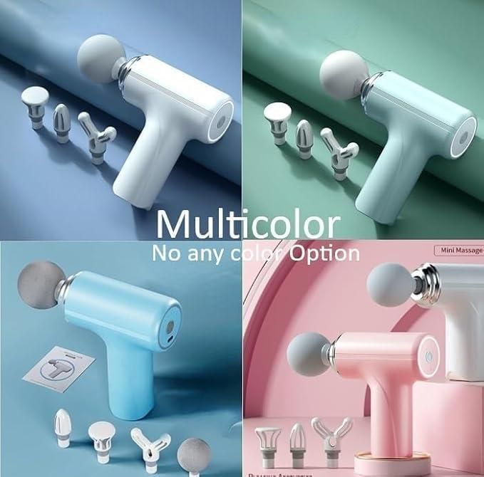 Gun Massager for Pain Relief – Powerful Handheld Body Massager for Back, Shoulder, Legs & Full Body Muscle Relaxation (Pack of 1, Assorted Color) bynijf-tg