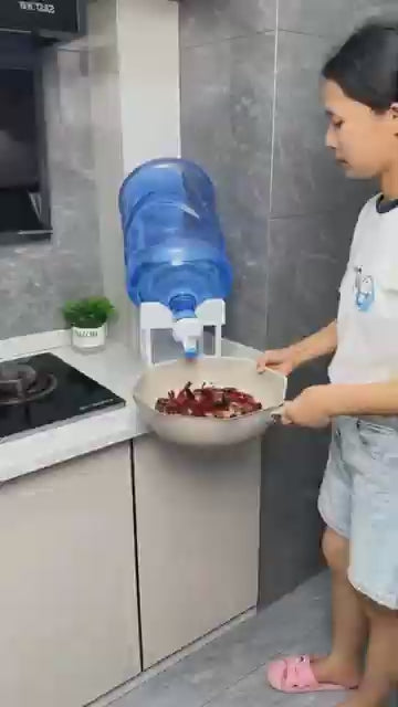 3–5 Gallon Water Jug Stand with Dispenser Valve | Stainless Steel Countertop Water Can Holder