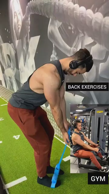 Yoga Pedal Puller Resistance Band – 4 Tube Tummy Trimmer Exercise Band for Home Workout, Full Body Fitness Equipment (Arms, Waist, Legs & Abs Training)